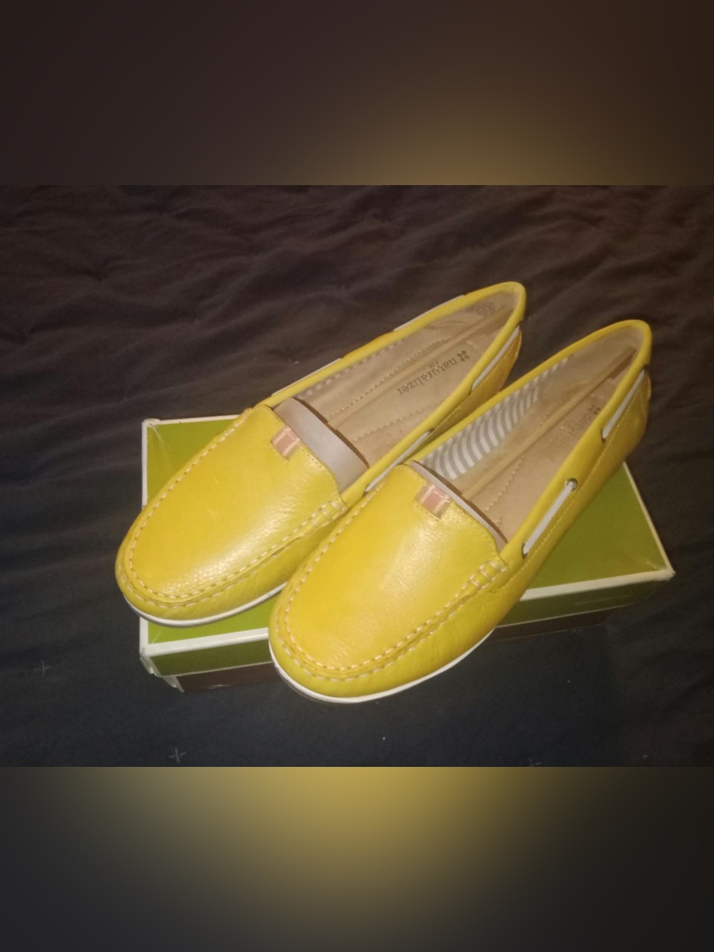 Naturalizer Yellow Slip-On Loafers